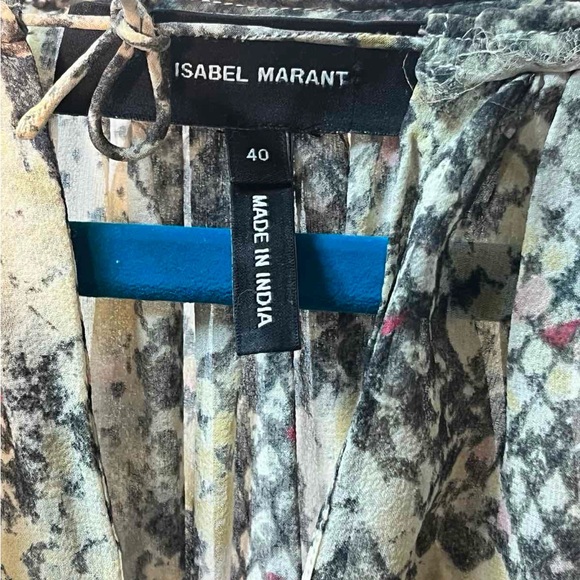 Isabel Marant Women's Snake Print Blouse - Picture 8 of 9